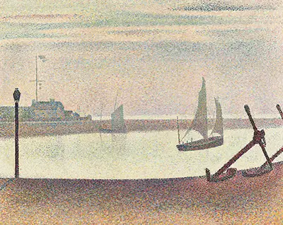 The Channel at Gravelines, Evening Georges Seurat